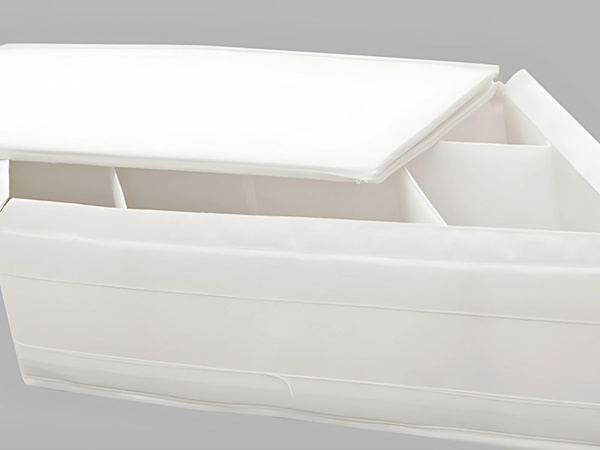 Organizér spodnej bielizne organizér ponožiek zásuvky skrinky vložka biela