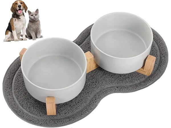 Tapis pour écuelle de chien tapis antidérapant imperméable pour écuelle de chat