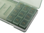 Medikamentenbehälter tablettenbox tageszeit medikamentenkassette wöchentlich