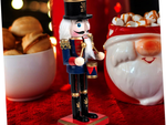 Figurine de noël décorative en bois de soldat casse-noisette cadeau