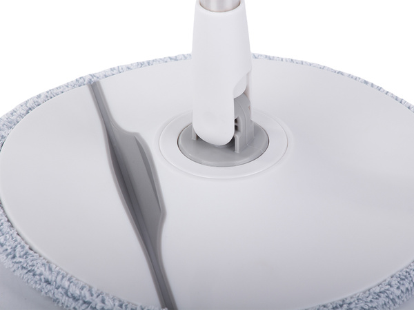 Rotary mop 360 spin bucket set 2x microfibre pads