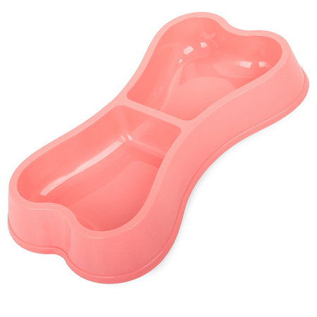 Plastična skleda za psa in mačko dvojna 0,25l