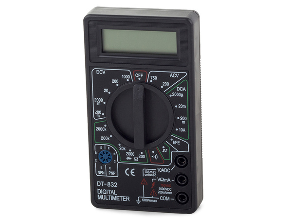 Multimètre testeur numérique avec signal lcd