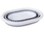 Laundry basket folding silicone bowl