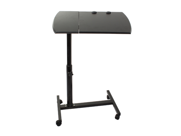 Laptop table on wheels adjustable desk
