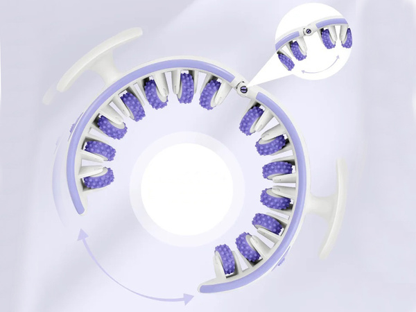 Masażer ciała antycellulitowy ujędrniający ręczny rozkładany wielofunkcyjny
