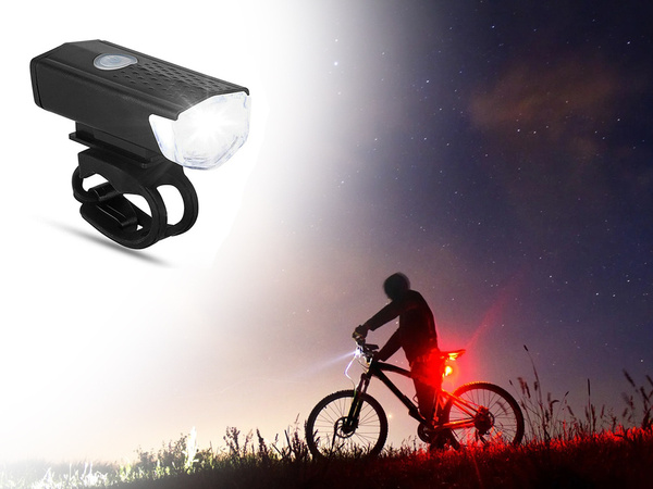 Led set zadné predné usb bike light