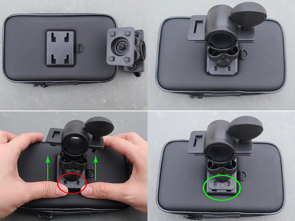 Kerékpár telefon tartó vízálló zárható forgatható 360