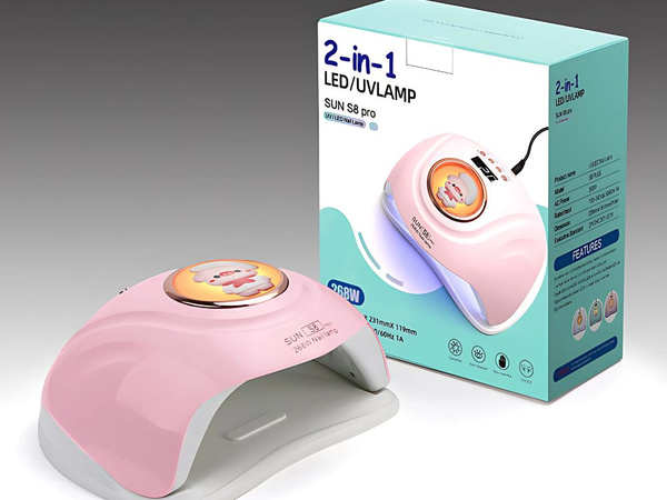 Uv led körömlámpa hibrid zselékhez 268w 57 dióda nagy teljesítményű kettős led