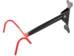 Bicycle rack wall bracket 2 hooks