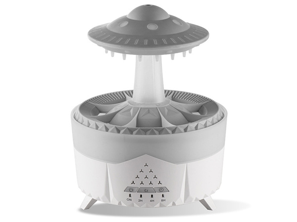 Gaisa mitrinātājs aromāta difuzors led lampa ufo formas ar pilotu