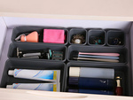 Set organizador 8pc bandejas baratijas cajoneras de plástico