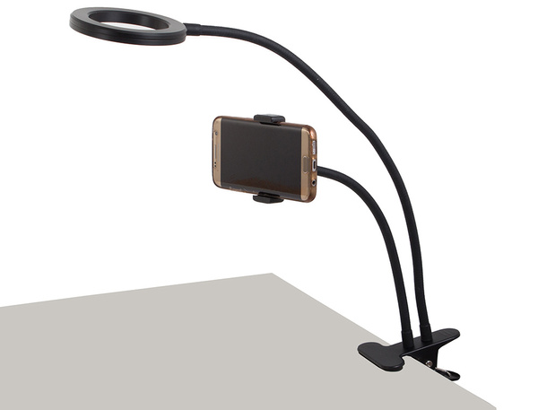 24 led stolová lampa s držiakom na telefón
