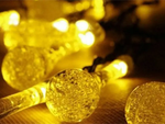 Lumini solare gradina icicle ghirlanda terasa balcon 100 condus
