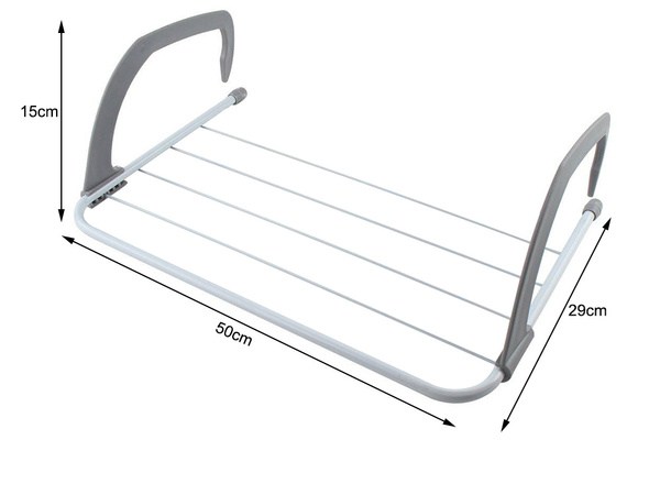 Balkonski radiator sušilnik za perilo
