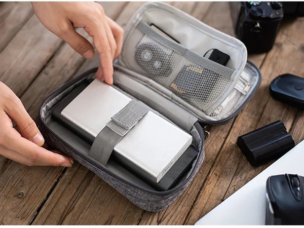 Organisateur de voyage pour valise sacoche pochette pour câbles