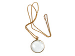 Vidrio de lectura cuello de oro 5x elegante