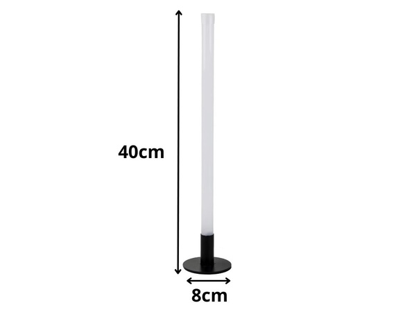 40cm modern decorative led standing lamp for desk or floor use, 3 shades