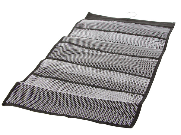 Underwear organiser hanging wardrobe double-sided 22 pockets hanger