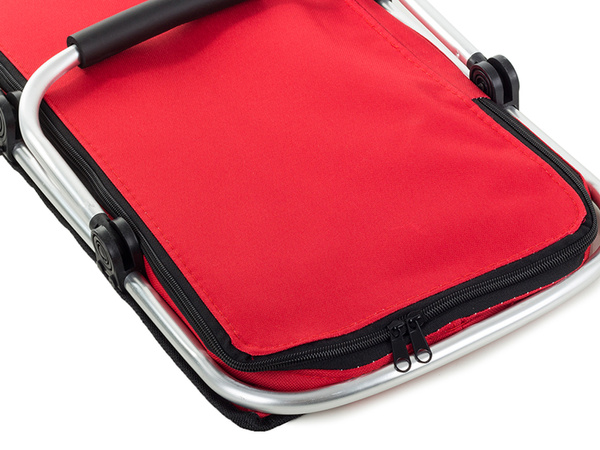 Thermal folding picnic basket insulating shopping basket