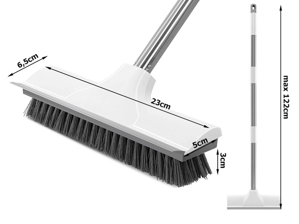 Brosse à récurer les sols brosse à eau pour le nettoyage des sols 2en1