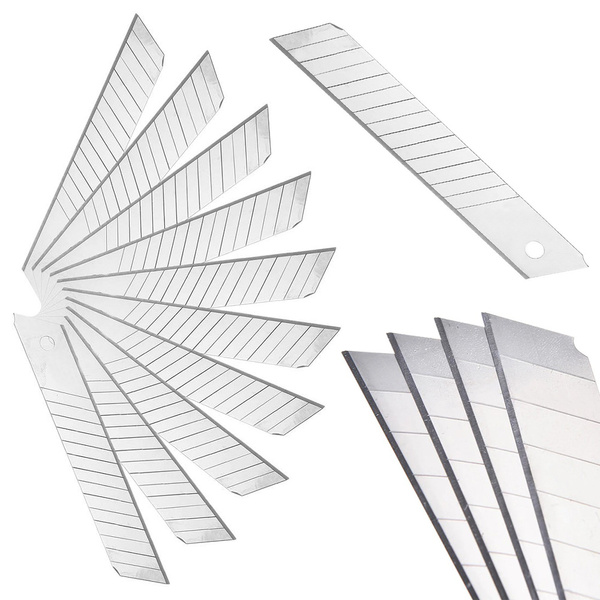 Vymeniteľné odlamovacie čepele nožov 18mm 10ks čepeľ