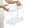 Bucătărie raft bucătărie organizator în picioare două niveluri loft spice rack