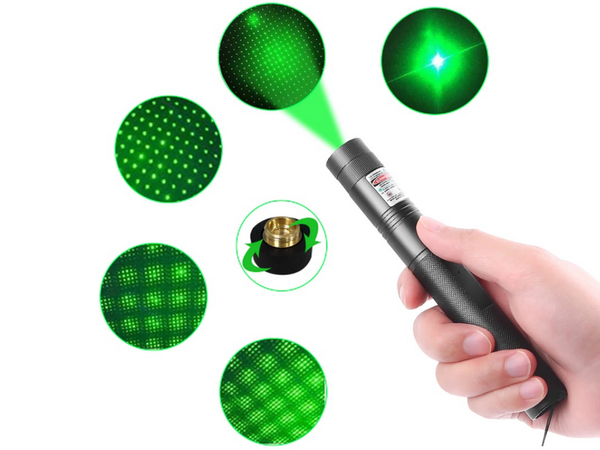 Laserski kazalec zelena pika močan