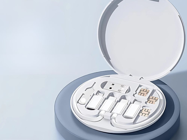 Kit adaptateur 5-en-1 usb-c micro usb type a phone in case