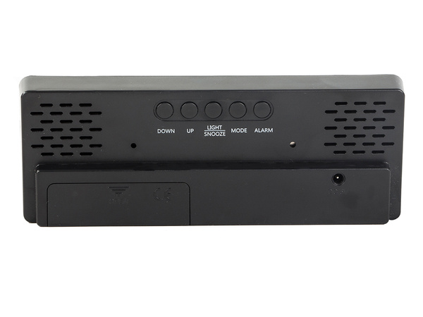 DIGITÁLIS ÉBRESZTŐÓRA ELEKTRONIKUS HŐMÉRŐ SZÍNES ÉBRESZTŐ DÁTUM SZUNDI