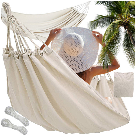 Egyszerű anyag hammak 200x80 cover boho táska kötéllel boho táska kötéllelha