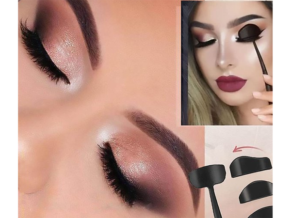 Silicone eyelid stencil set