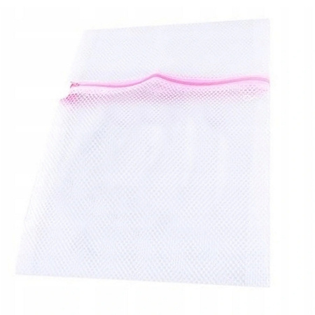 Laundry washing bag mesh zip 50x60