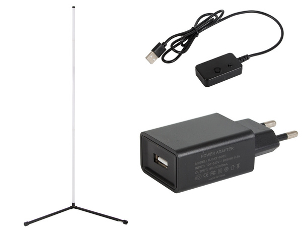 Podlahová rohová rgb led lampa na nočný stolík pre aplikáciu v spálni 1,5