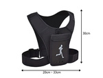 Gilet de course à pied avec réflecteur sac de sport porte-téléphone