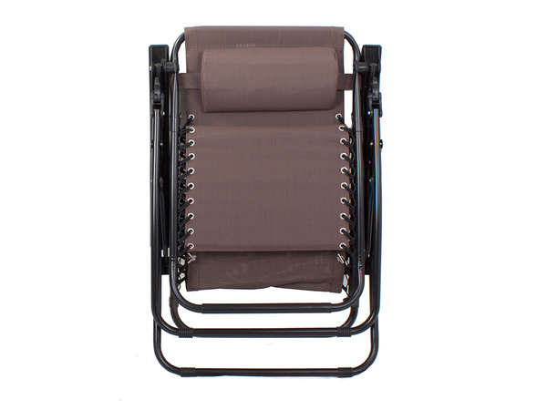 Chaise de plage pliante gravité zéro 2in1 chaise touristique