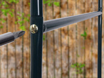 Garden pergola flower support for climbing plants arch for roses ivy metal