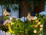 LANTERNĂ SOLARĂ DECORATIVĂ CU LED-URI GARDEN WATERING CAN GARLAND TWILIGHT SENSOR