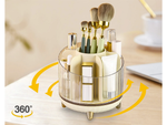Organisateur cosmétique bijoux rotatif 360 pour pinceaux de maquillage coffret