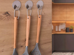 Steel self-adhesive hooks 4 pcs