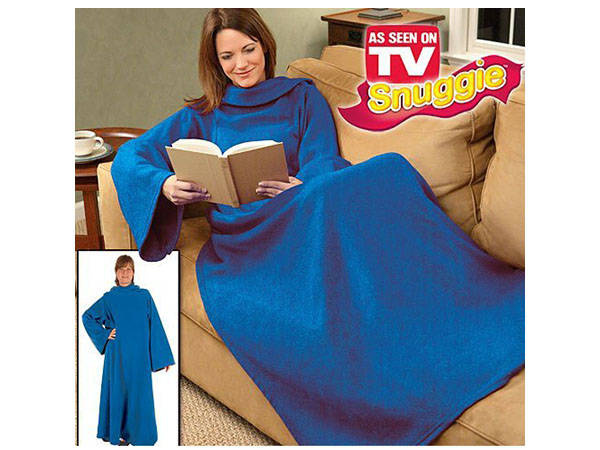 Snuggie fleece blanket for reading