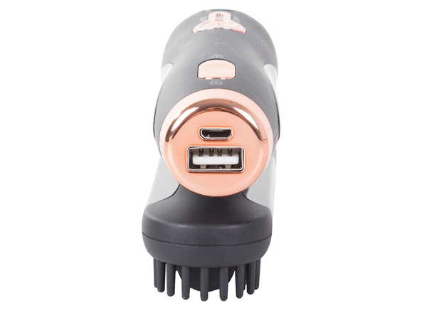 Straightener beard and hair comb brush