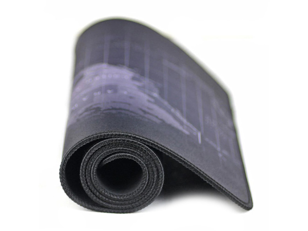 Tapis de souris large carte du monde de bureau 80x30