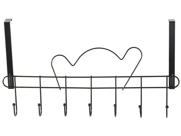 Vešiak na dvere háčiky na oblečenie vešiaky na uteráky neinvazívne 7 háčikov