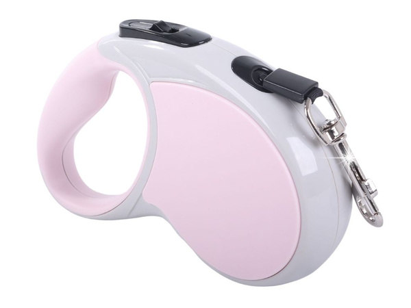 Lesă automată 5m puternică pentru câine până la 15kg cu blocare puternică lungă