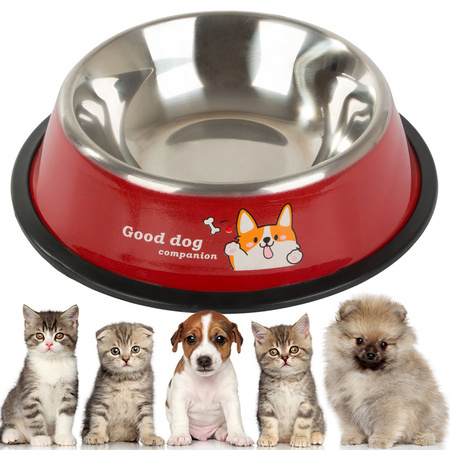 Metal anti-slip dog bowl 150ml