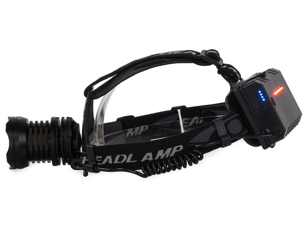 Bailong rezultātā priekšējais lukturis cree xhp70 powerbank