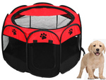 Corral plegable para perros cama para gatos jaula grande perrera ligera