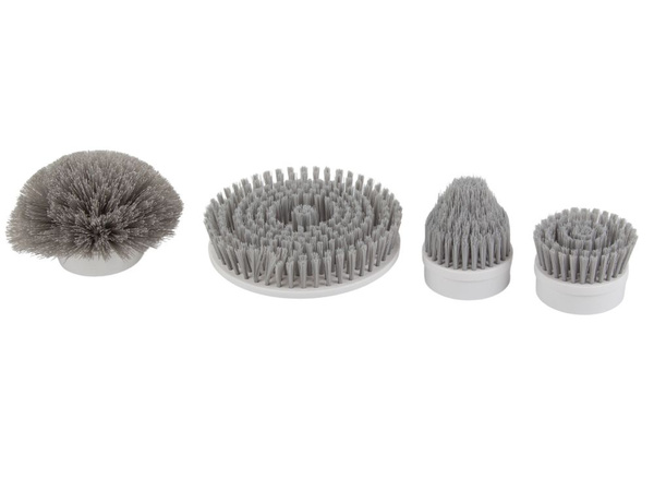 Brosse électrique rotative pour joints de carreaux balai à frotter jeu d'embouts batterie