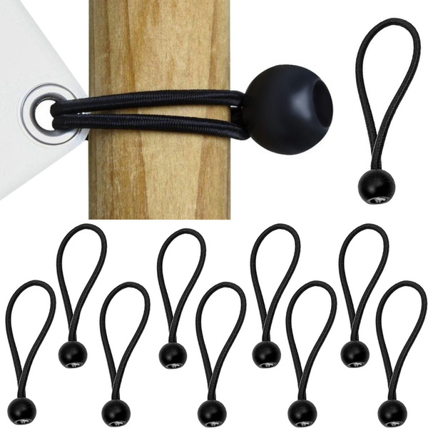 Sada gumiček s kuličkou pro upevnění napětí plendeka 10